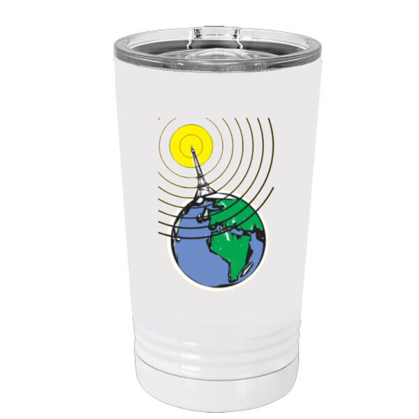 Globe Waves - 16 oz. Tumbler with Slider Lid  Thumbnail
