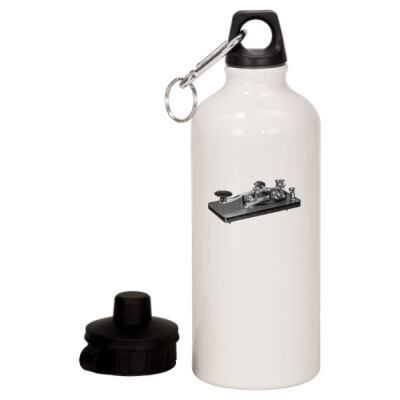 Key - 20 oz Aluminum Water Bottle with Carabiner Thumbnail