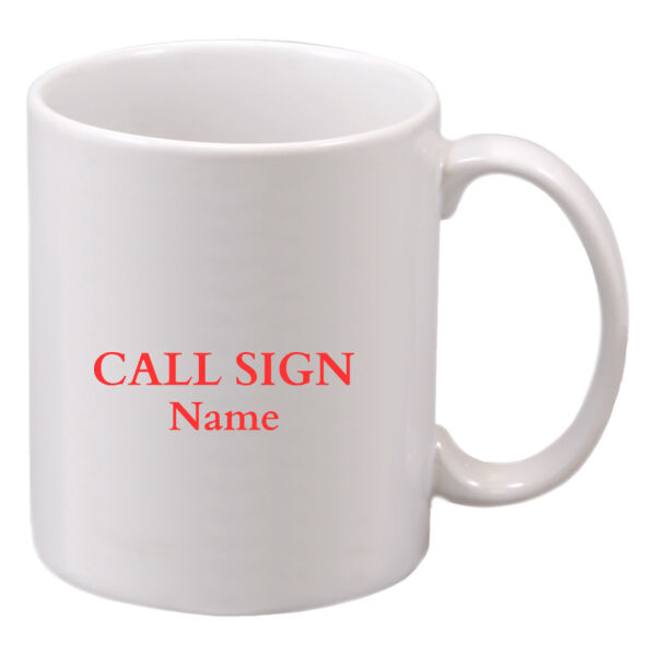 Name and Call Sign - 11oz Ceramic Mug Thumbnail