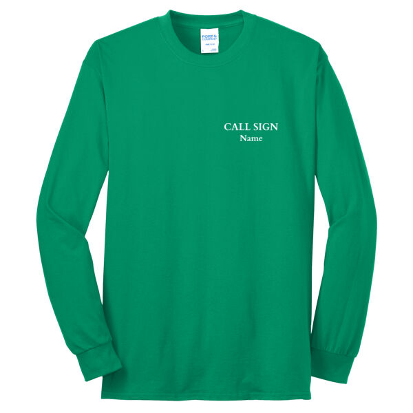 Cotton/Poly Blend Long Sleeve Tee Thumbnail
