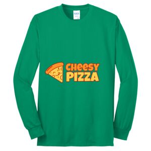Cotton/Poly Blend Long Sleeve Tee Thumbnail