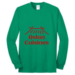 Cotton/Poly Blend Long Sleeve Tee Thumbnail