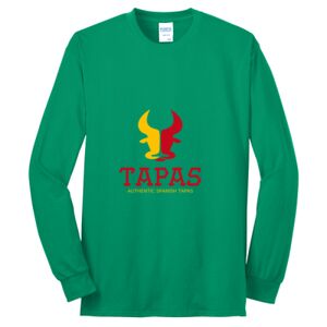 Cotton/Poly Blend Long Sleeve Tee Thumbnail