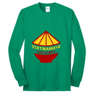 Cotton/Poly Blend Long Sleeve Tee Thumbnail