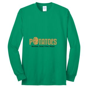 Cotton/Poly Blend Long Sleeve Tee Thumbnail
