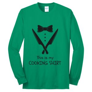 Cotton/Poly Blend Long Sleeve Tee Thumbnail