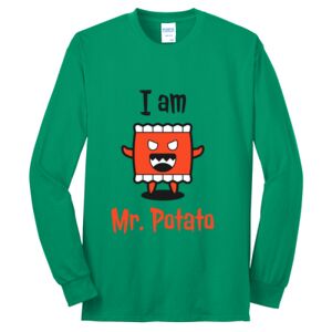 Cotton/Poly Blend Long Sleeve Tee Thumbnail