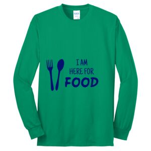 Cotton/Poly Blend Long Sleeve Tee Thumbnail