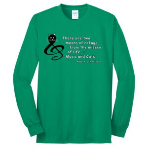 Cotton/Poly Blend Long Sleeve Tee Thumbnail