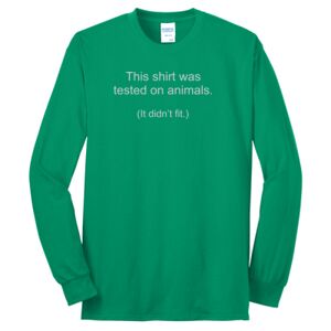 Cotton/Poly Blend Long Sleeve Tee Thumbnail