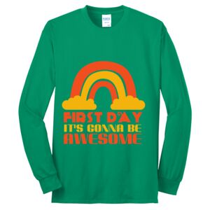 Cotton/Poly Blend Long Sleeve Tee Thumbnail