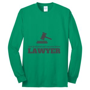 Cotton/Poly Blend Long Sleeve Tee Thumbnail