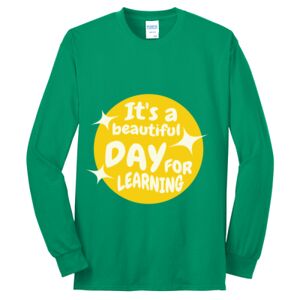 Cotton/Poly Blend Long Sleeve Tee Cotton/Poly Blend Long Sleeve Tee Thumbnail