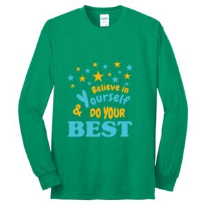 Cotton/Poly Blend Long Sleeve Tee Thumbnail