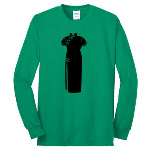 Cotton/Poly Blend Long Sleeve Tee Thumbnail
