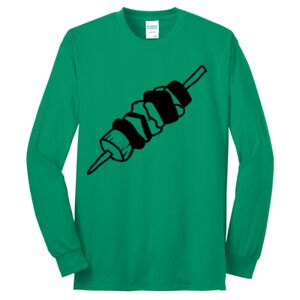 Cotton/Poly Blend Long Sleeve Tee Thumbnail