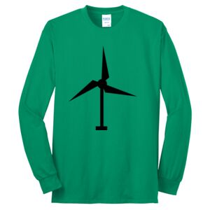 Cotton/Poly Blend Long Sleeve Tee Thumbnail