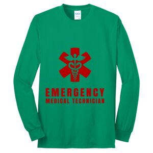 Cotton/Poly Blend Long Sleeve Tee Thumbnail