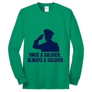 Cotton/Poly Blend Long Sleeve Tee Thumbnail
