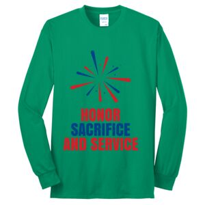 Cotton/Poly Blend Long Sleeve Tee Thumbnail
