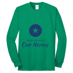 Cotton/Poly Blend Long Sleeve Tee Thumbnail