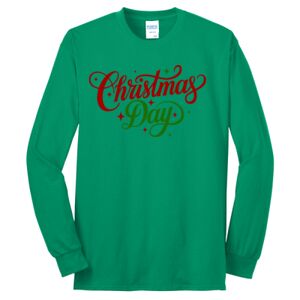 Cotton/Poly Blend Long Sleeve Tee Thumbnail