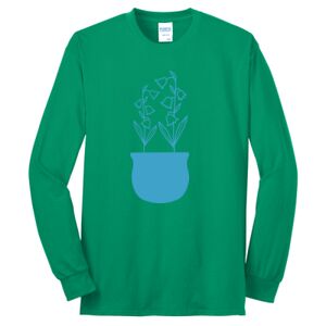 Cotton/Poly Blend Long Sleeve Tee Thumbnail