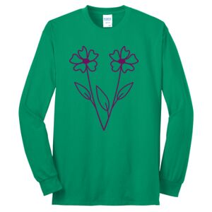 Cotton/Poly Blend Long Sleeve Tee Thumbnail