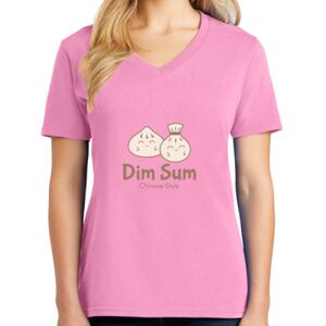 Women's Cotton V-Neck Tee Thumbnail