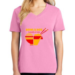 Women's Cotton V-Neck Tee Thumbnail