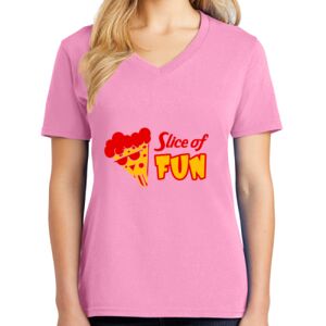Women's Cotton V-Neck Tee Thumbnail