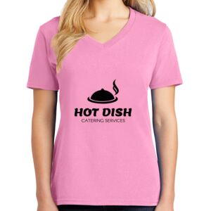 Women's Cotton V-Neck Tee Thumbnail