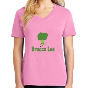 Women's Cotton V-Neck Tee Thumbnail