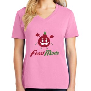 Women's Cotton V-Neck Tee Thumbnail