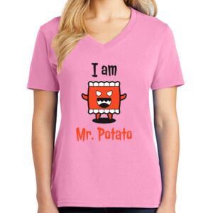 Women's Cotton V-Neck Tee Thumbnail
