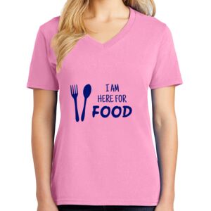 Women's Cotton V-Neck Tee Thumbnail