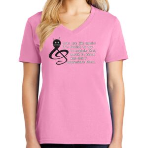 Women's Cotton V-Neck Tee Thumbnail