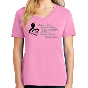 Women's Cotton V-Neck Tee Thumbnail