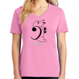 Women's Cotton V-Neck Tee Thumbnail