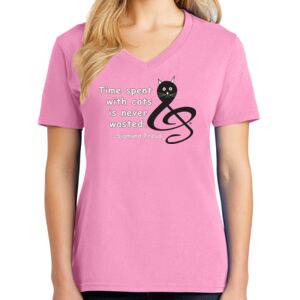 Women's Cotton V-Neck Tee Thumbnail