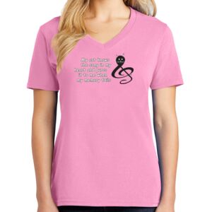 Women's Cotton V-Neck Tee Thumbnail