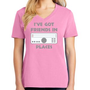 Women's Cotton V-Neck Tee Thumbnail