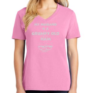 Women's Cotton V-Neck Tee Thumbnail