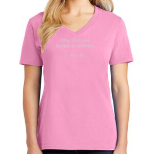 Women's Cotton V-Neck Tee Thumbnail