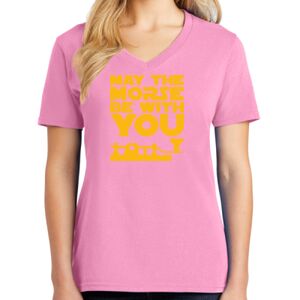 Women's Cotton V-Neck Tee Thumbnail