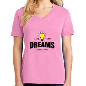 Women's Cotton V-Neck Tee Thumbnail