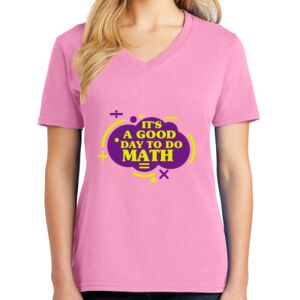 Women's Cotton V-Neck Tee Thumbnail