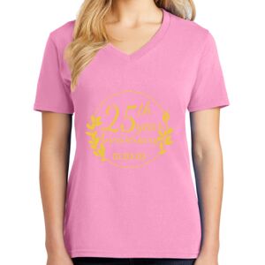 Women's Cotton V-Neck Tee Thumbnail