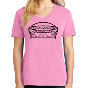 Women's Cotton V-Neck Tee Thumbnail