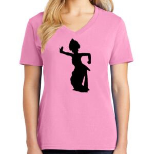 Women's Cotton V-Neck Tee Thumbnail